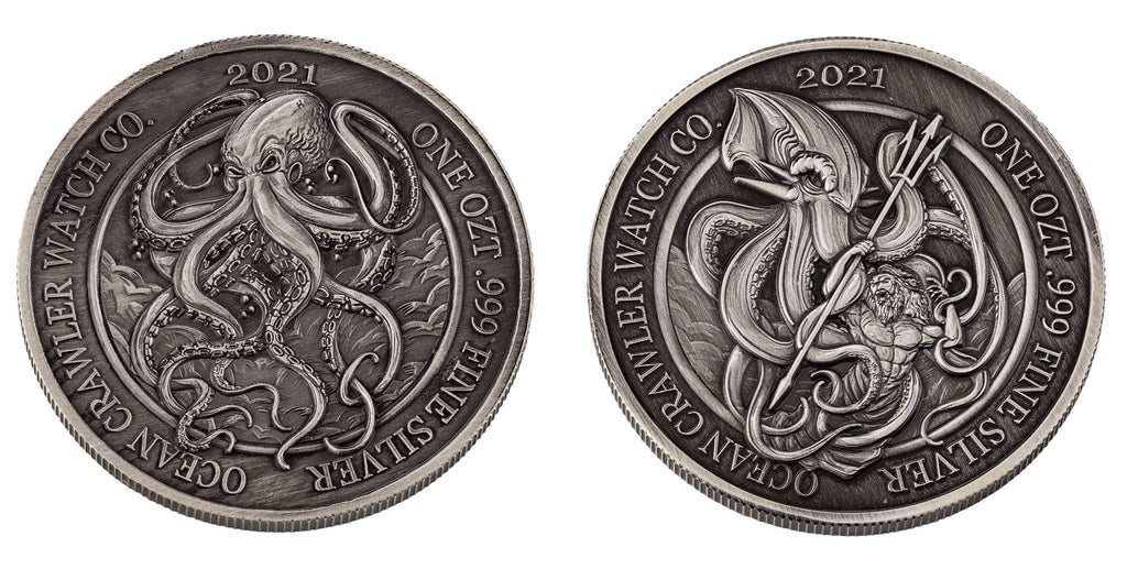 Ocean Crawler 1 oz Silver Round - Limited Edition