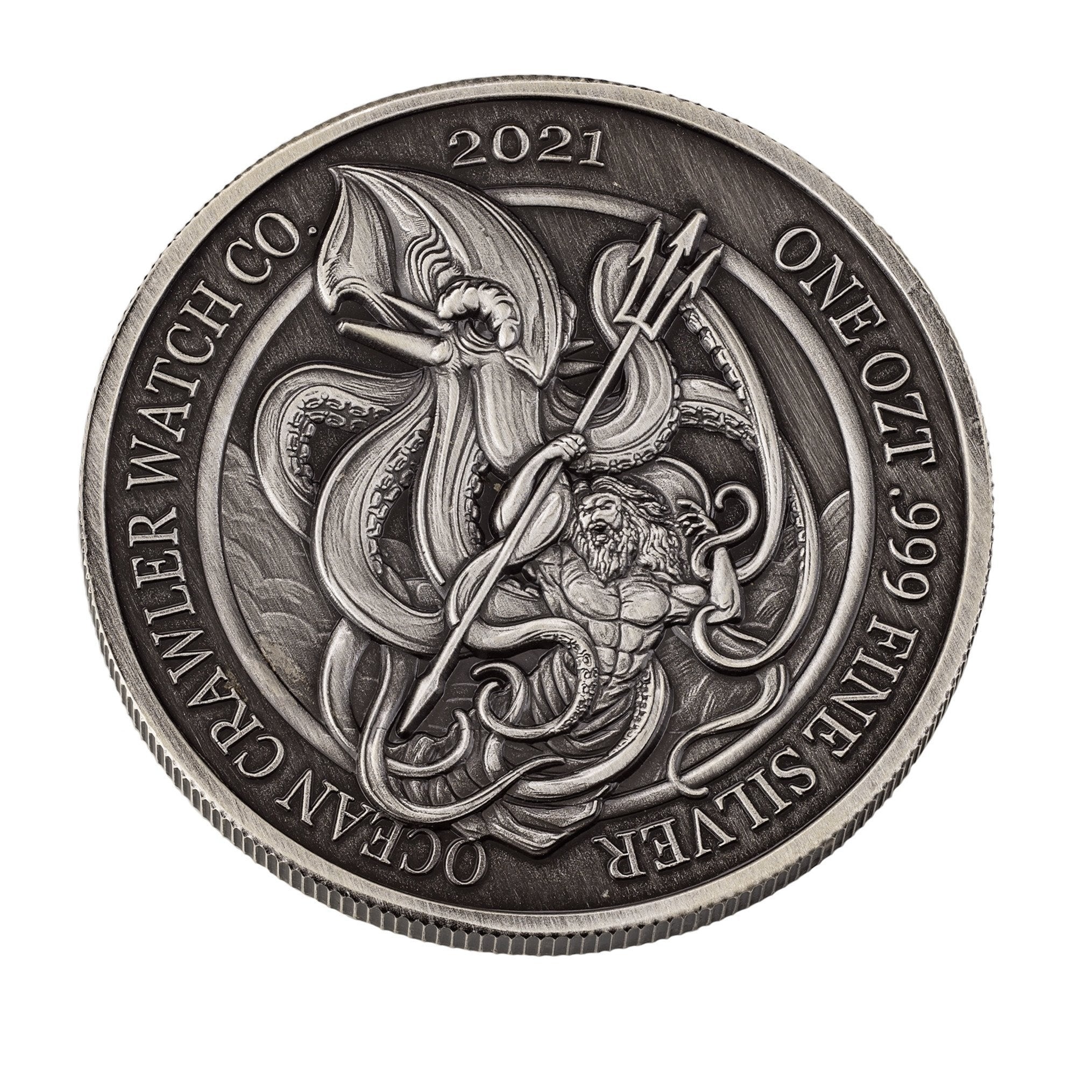 Ocean Crawler 1 oz Silver Round - Limited Edition