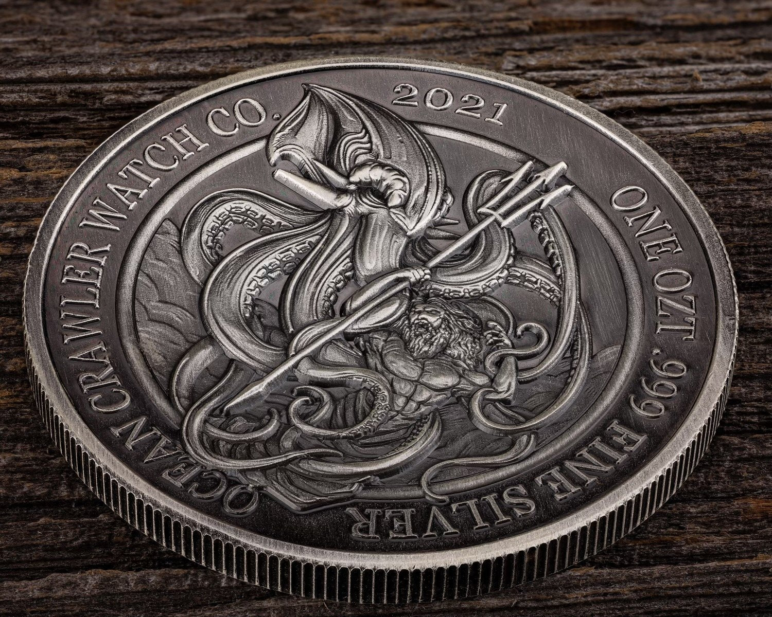 Ocean Crawler 1 oz Silver Round - Limited Edition