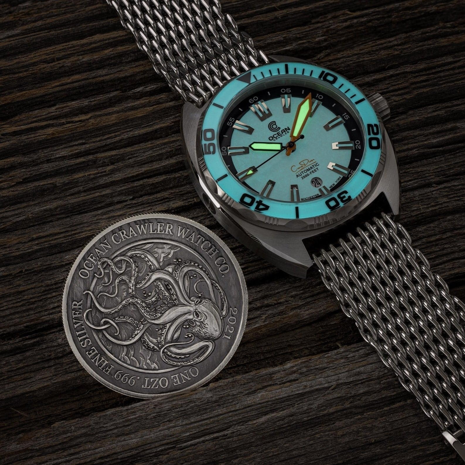 Ocean Crawler 1 oz Silver Round - Limited Edition