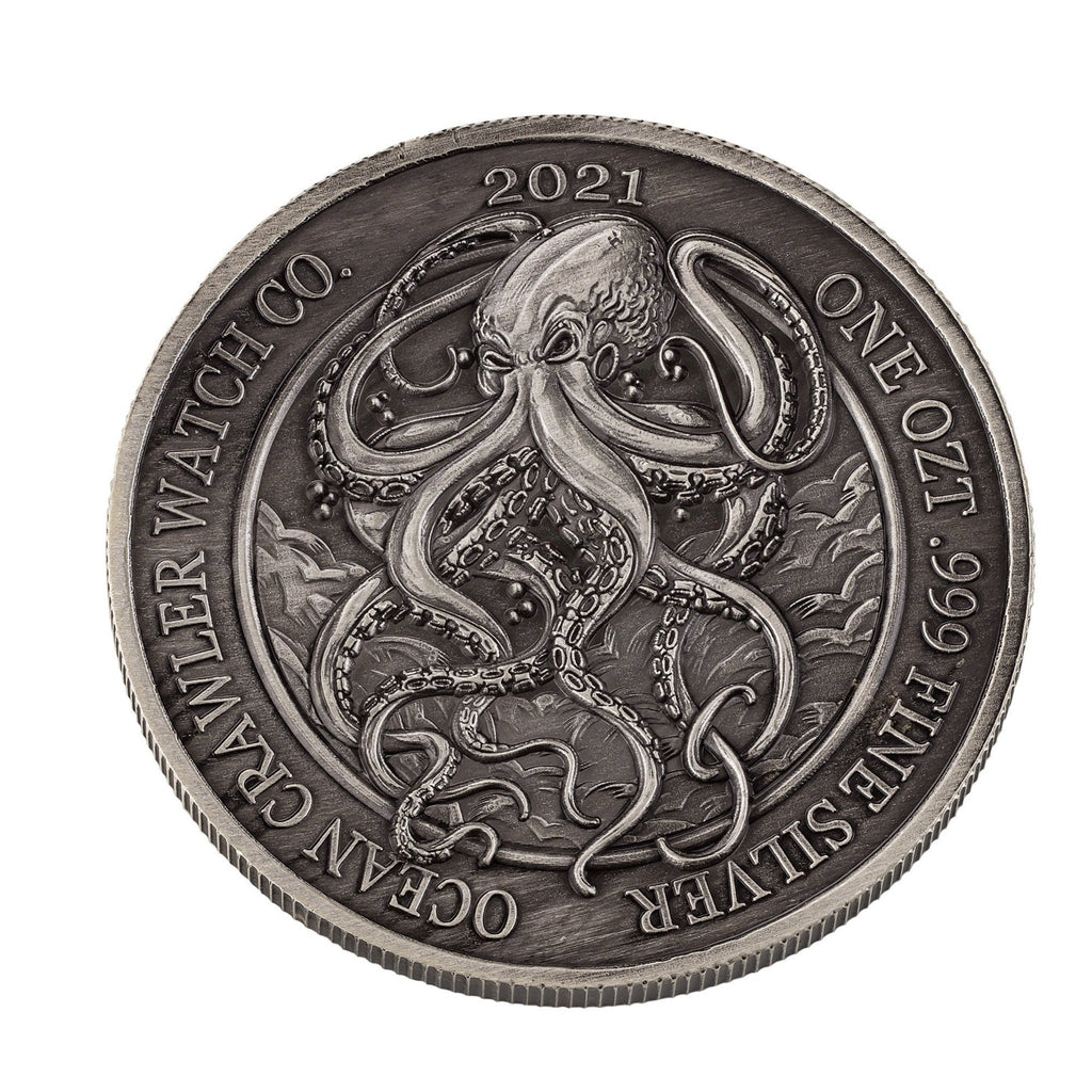 Ocean Crawler 1 oz Silver Round - Limited Edition