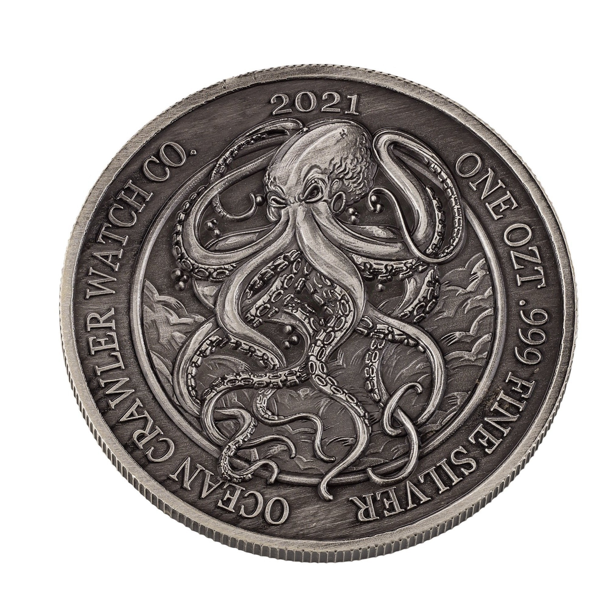 Ocean Crawler 1 oz Silver Round - Limited Edition