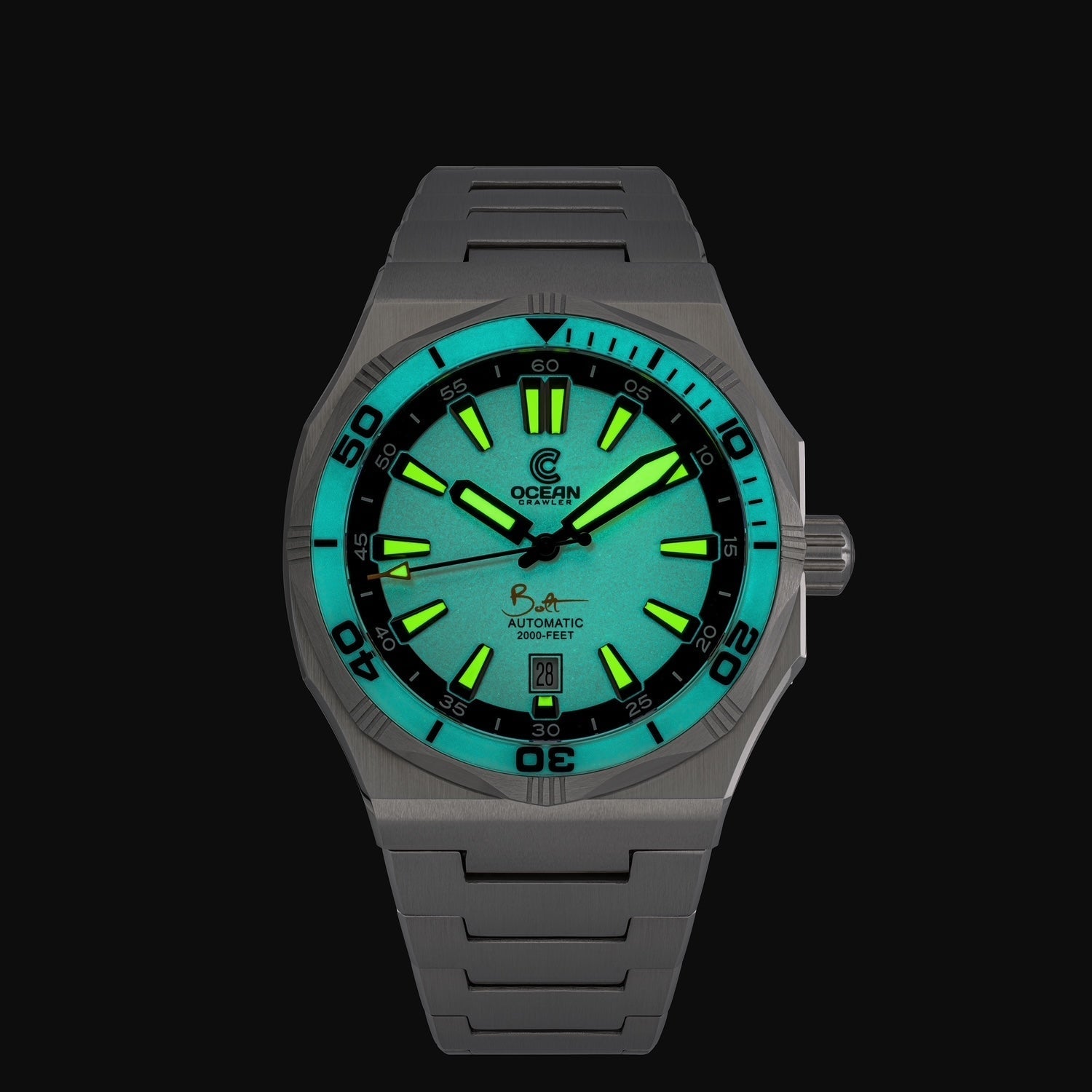 Ocean Crawler Bolt - LumeWave Edition - White - Integrated bracelet Included!