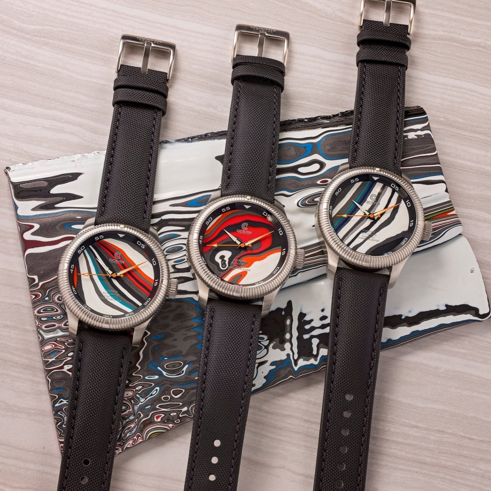 Ocean Crawler Champion Diver - Fordite - Type A