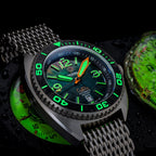 Core Diver - Black Mother of Pearl - Carbon Fiber Bezel - Final Batch!