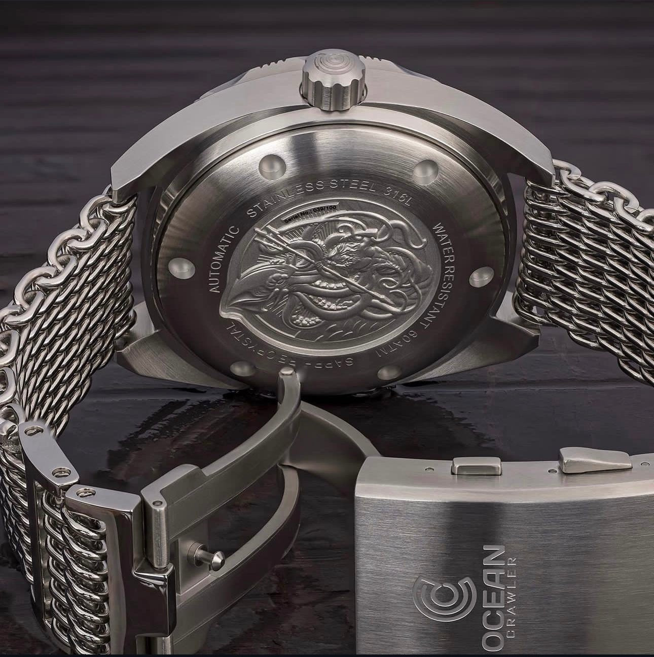 Core Diver - Black Mother of Pearl - Carbon Fiber Bezel - Final Batch!