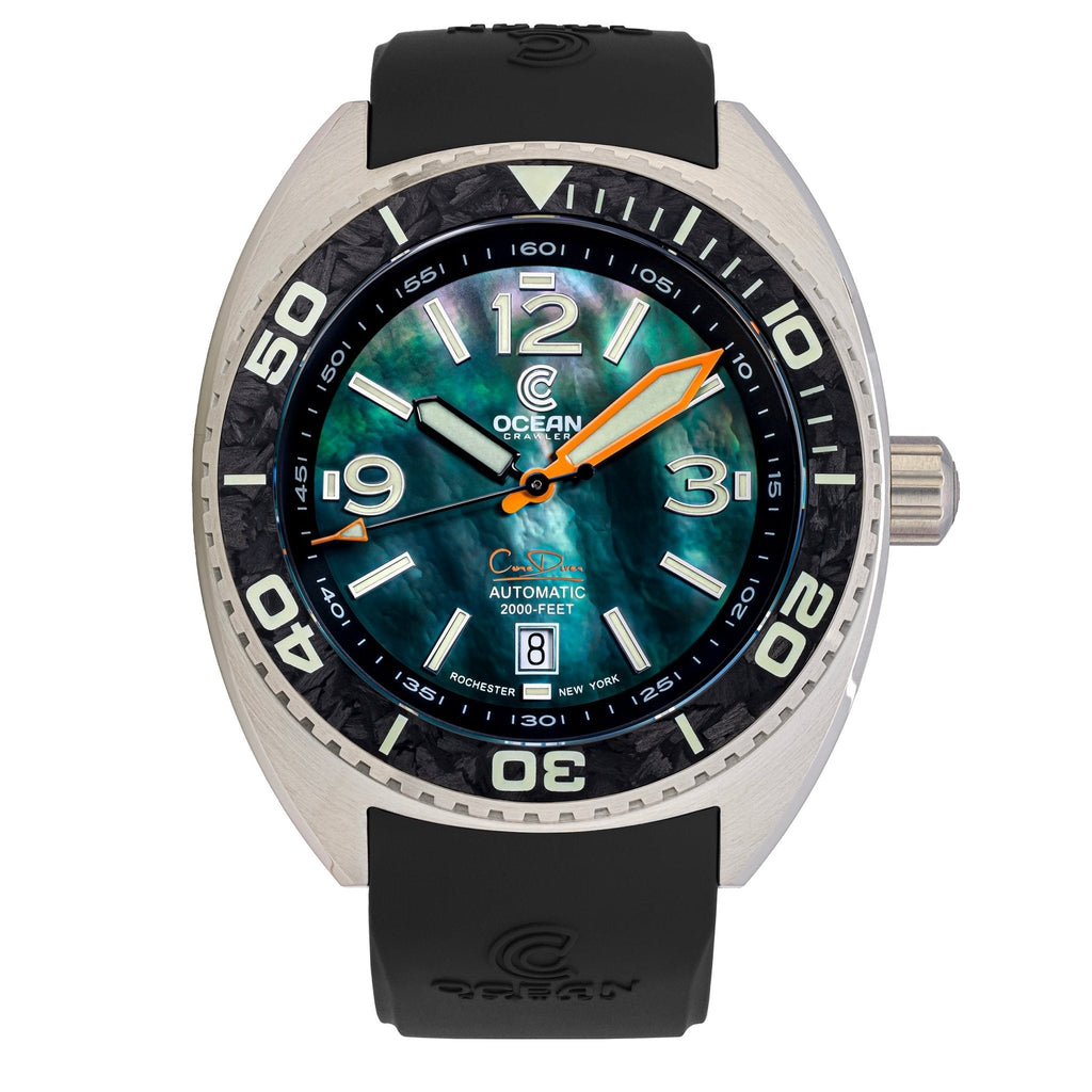 Core Diver - Black Mother of Pearl - Carbon Fiber Bezel