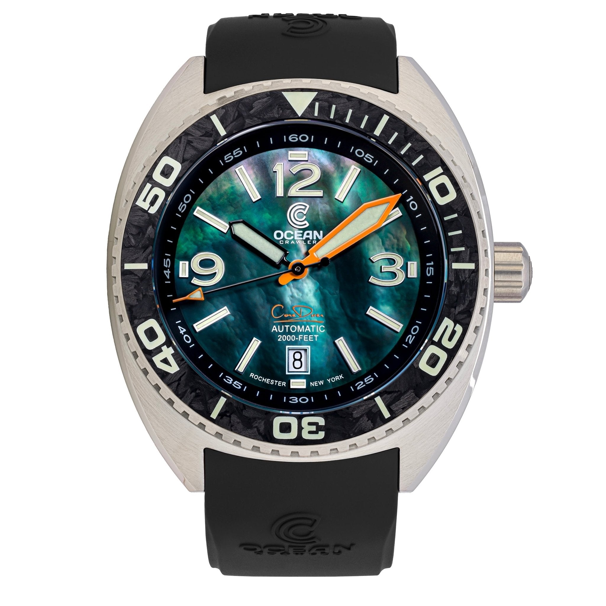 Core Diver - Black Mother of Pearl - Carbon Fiber Bezel