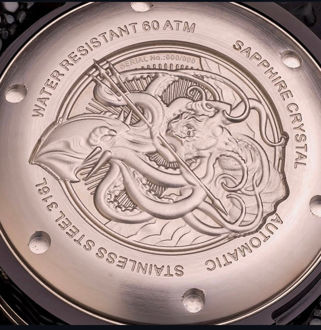 Core Diver - Damascus Steel - 2 Straps Included!
