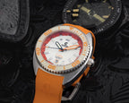 Core Diver - Spring Time - Full Lume Orange - 2 Straps Included!