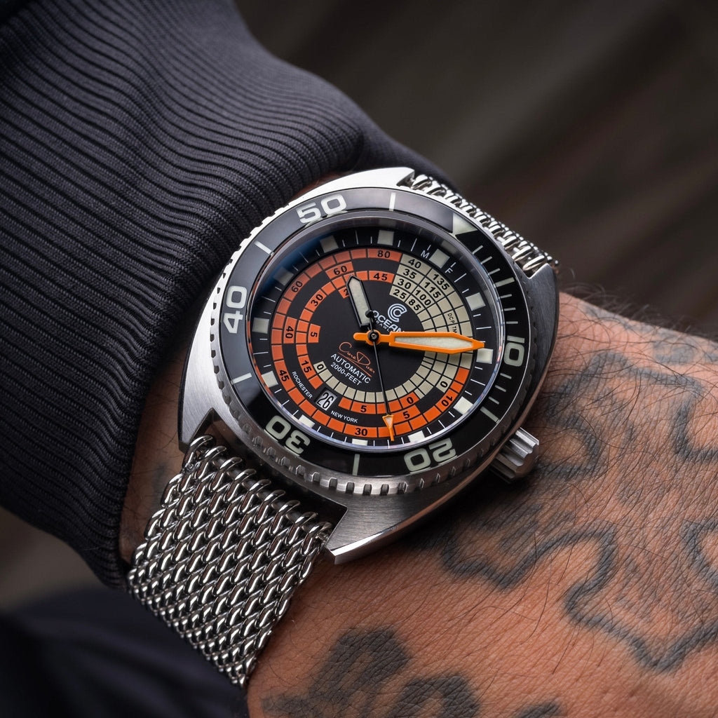 Ocean Crawler Decompression Timer - Black - Core Diver