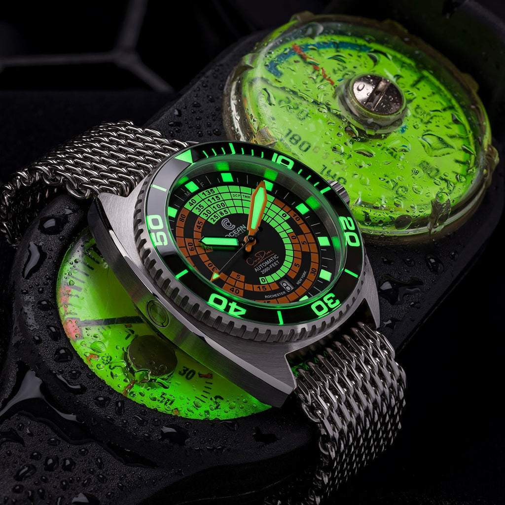 Ocean Crawler Decompression Timer - Black - Core Diver