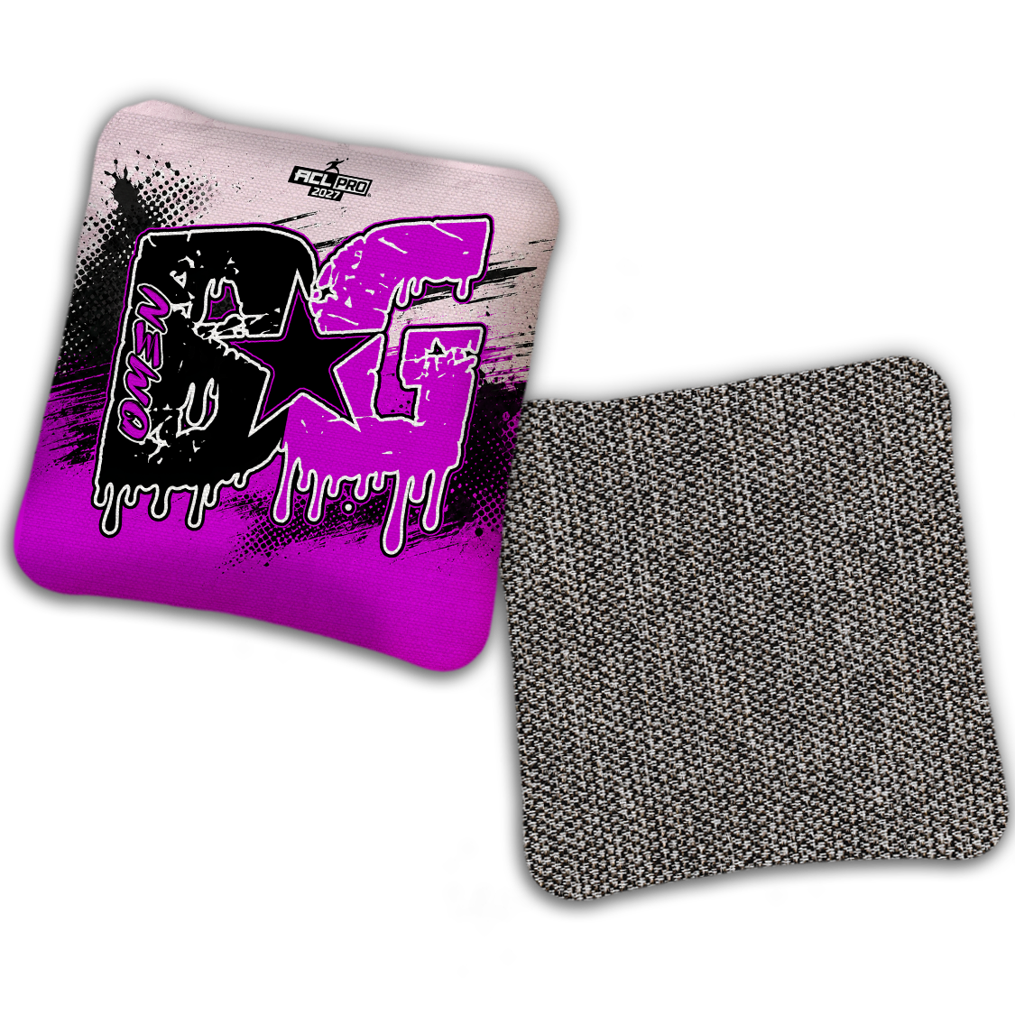 2027 ACL - BG Multiple Bag Models "GRUNGE" - Pro Stamped Cornhole Bags - SET OF 4 BAGS