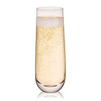 Stemless Champagne Flutes Set of 8
