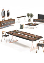 Custom Epoxy Resin Dining Room Table | Osso Dining Table