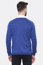 Indigo Cotton Men's Knitwear - Wessi