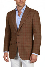 Brioni Checked Wool Sport Jacket