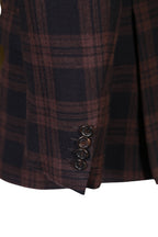 Brioni Plaid Double Breasted Wool Sport Jacket
