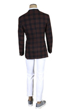 Brioni Plaid Double Breasted Wool Sport Jacket