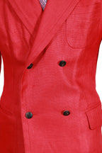 Brioni Linen Double Breasted Sport Jacket