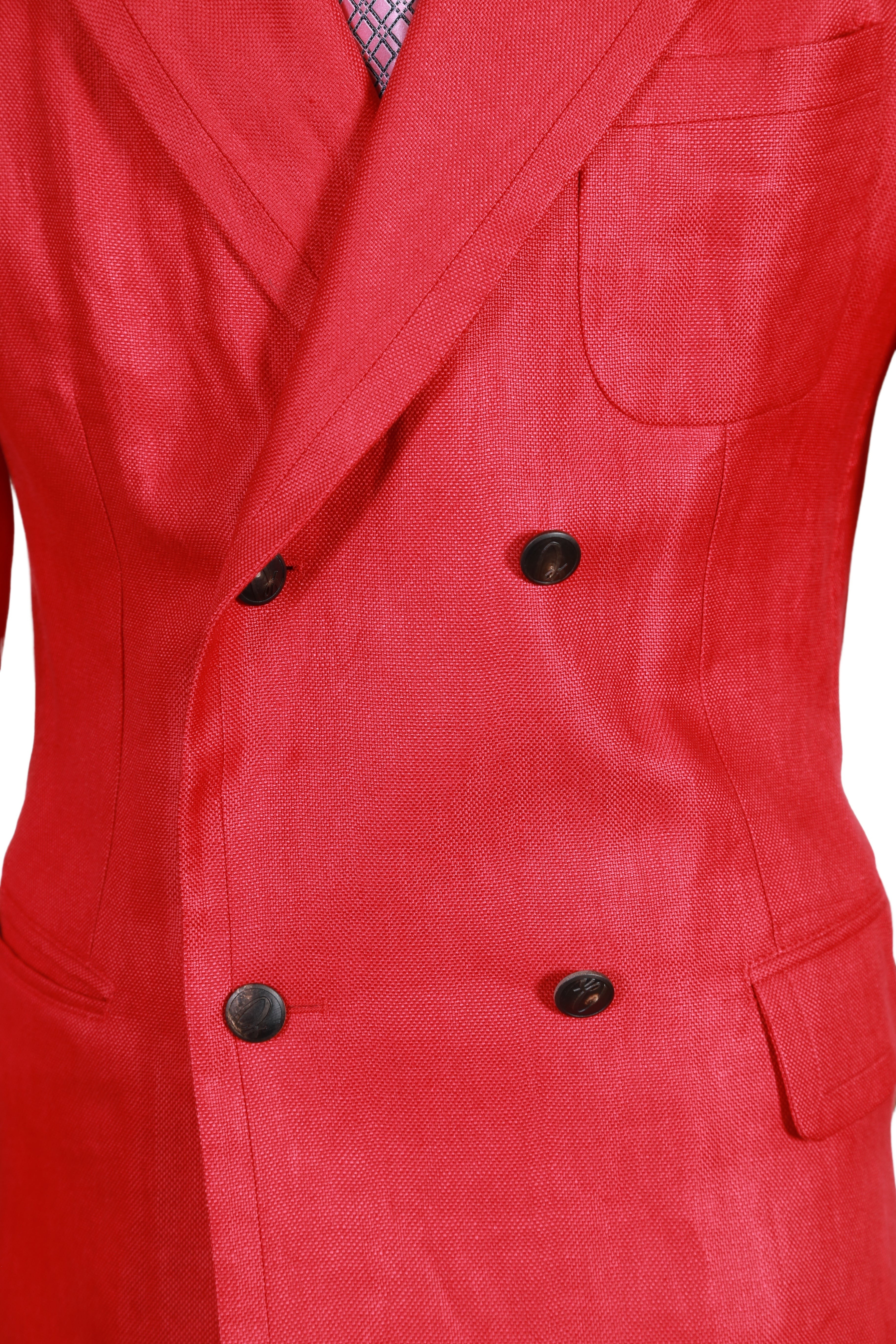 Brioni Linen Double Breasted Sport Jacket