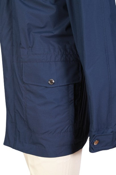Kired by Kiton Dark-Blue Overcoat