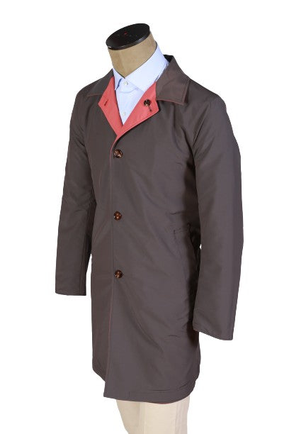 Kired by Kiton Ben Reversible Raincoat