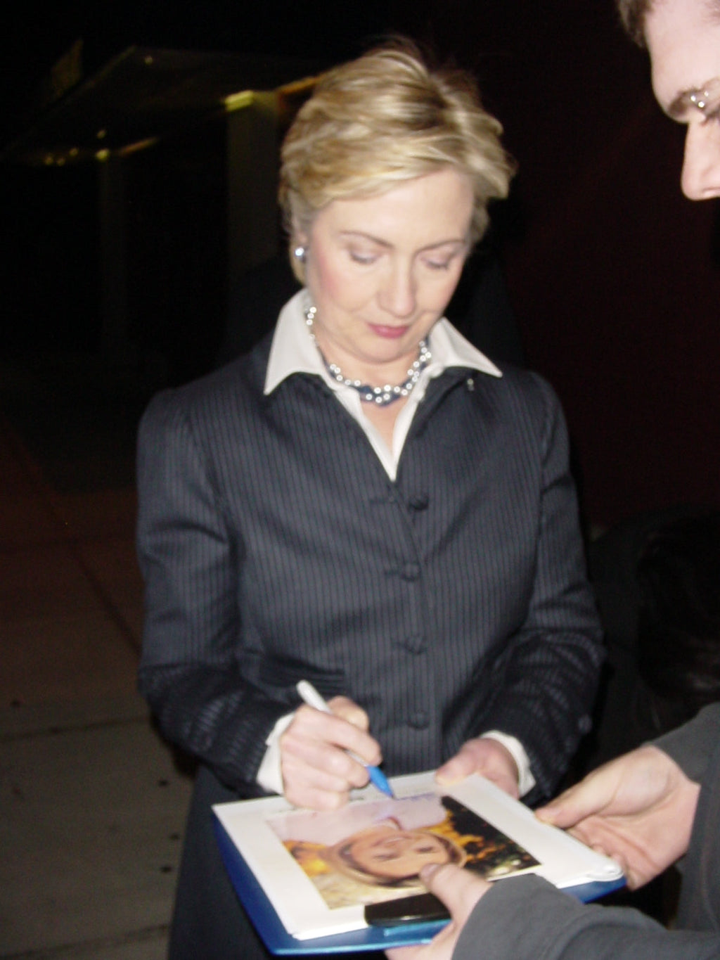 President Bill Clinton & Wife Hillary Signed Framed Photo Display JSA JSA