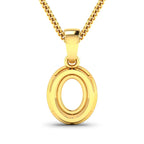 0.18 Carat Genuine White Diamond 14K Yellow Gold Pendant