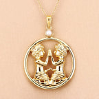 0.45 Carat Genuine Pearl .925 Sterling Silver Pendant