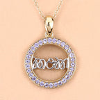 0.64 Carat Genuine Tanzanite .925 Sterling Silver Pendant