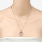 0.64 Carat Genuine Tanzanite .925 Sterling Silver Pendant