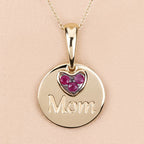 0.20 Carat Genuine Ruby .925 Sterling Silver Pendant