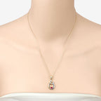 0.20 Carat Genuine Ruby .925 Sterling Silver Pendant