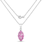 1.66 Carat Genuine Ruby .925 Sterling Silver Pendant