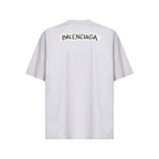 Balenciaga Grey Masking Tape T-Shirt