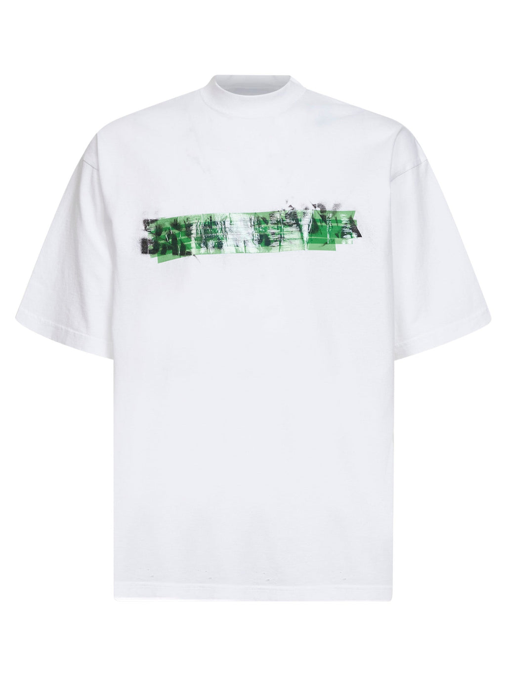 White Messy Spray T-Shirt