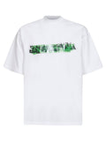 White Messy Spray T-Shirt