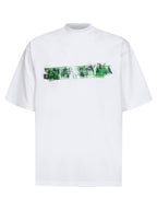 White Messy Spray T-Shirt
