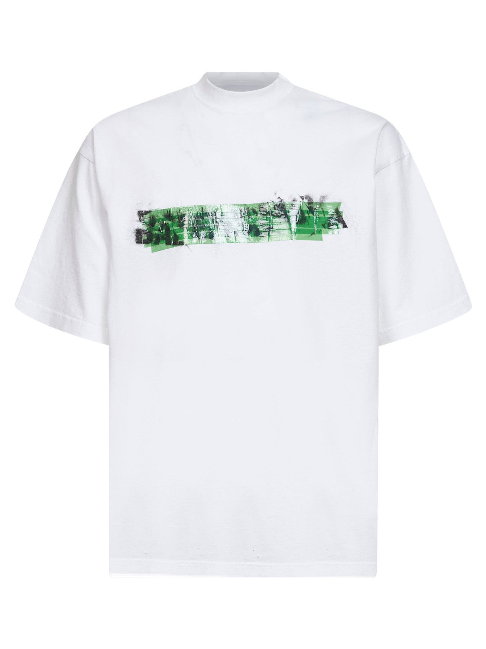 White Messy Spray T-Shirt