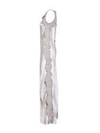 Long Dress Toto Cotton Satin Grey