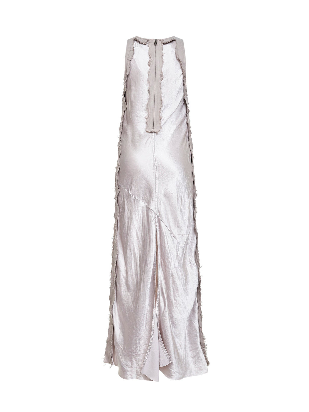 Long Dress Toto Cotton Satin Grey