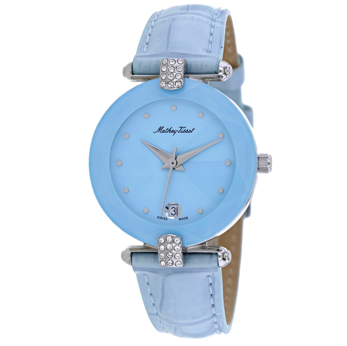 Mathey Tissot Women's Pyramide Blue Dial Watch - P318M