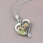 0.49 Carat Genuine Peridot and Black Spinel .925 Sterling Silver Pendant