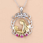 0.14 Carat Genuine Ruby .925 Sterling Silver Pendant