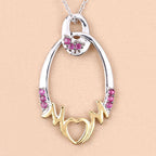 0.18 Carat Genuine Ruby .925 Sterling Silver Pendant