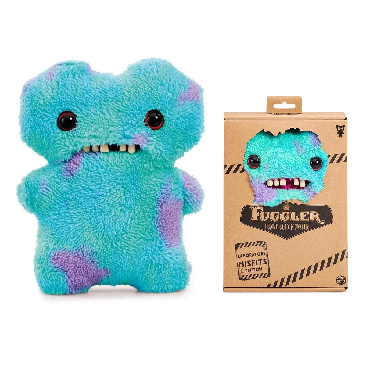 Zuru Fuggler Labratory Misfits Gaptooth McGoo Blue 9 Inch Plush Toy