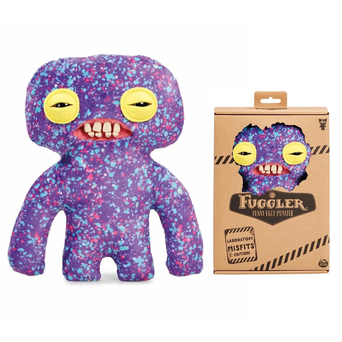 Zuru Fuggler Labratory Misfits Squidge Purple 9 Inch Plush Toy