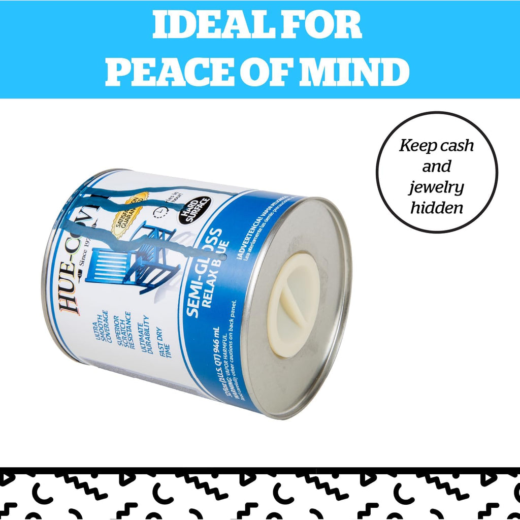Quart of Paint Can Diversion Safe – Hidden Stash for Cash, Jewelry & Valuables