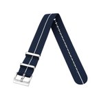 Pajama Stretch - Navy Blue/White